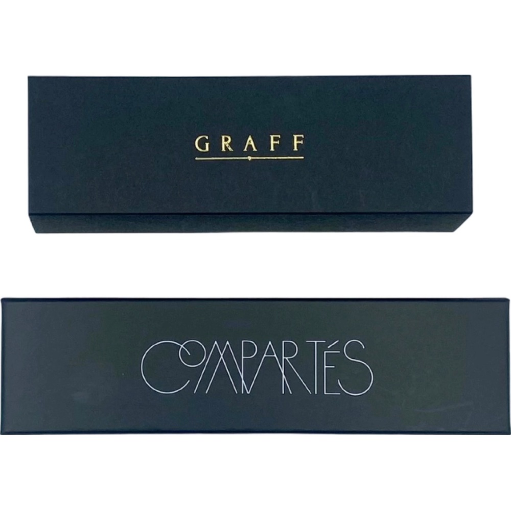Graff Jewelry Chocolate Compartes Black Gift Box